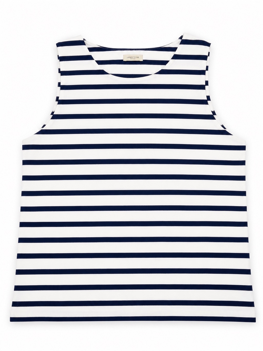 Lafayette 148 New York Striped Tank Medium Cotton NWT